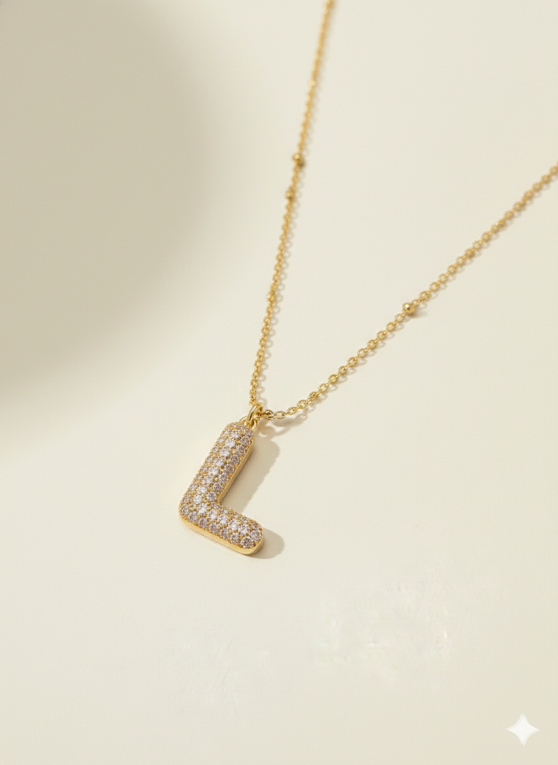 Bubble Initial Letter Zircon