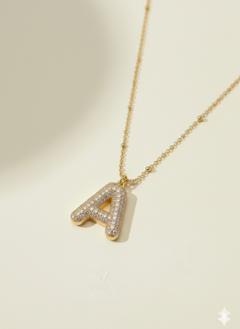 Bubble Initial Letter Zircon